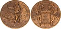 Geschichte des Bergbaus Medaille Bronze Geschichte des Bergbaus - Der Ober Berghauptmann - Glückauf -