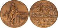 Geschichte des Bergbaus Medaille Bronze Geschichte des Bergbaus - Der Haspelknecht -