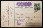 Serbien / 3. Reich Postkarte Serbien / 3. Reich Postkarte Zensiert -