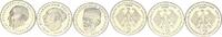 Deutschland 3 x 2 DM 3 x 2 DM Schumacher,Heuss,Adenauer 1984 F seltenes Jahr/Mzz -