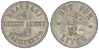 Notgeld Vaihingen Wertmarke für 1/2 Liter Bier Notgeld Vaihingen Brauerei R. Leicht -
