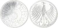Deutschland 5 DM Fehlprägung 5 DM J.387 Silber Kursmünze 1966 G ohne Randschrift !!! Rand glatt -