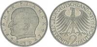 Deutschland BRD 2 Mark 2 DM 1960 F Max Planck -