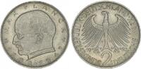 Deutschland BRD 2 Mark 2 DM 1962 F Max Planck -