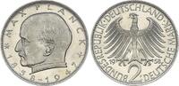 Deutschland BRD 2 Mark 2 DM 1958 F Max Planck -