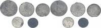 Deutschland / DDR Lot 5 x Fälschungen DDR Lot 5 x zeitgenössische Umlauf Fälschungen in Blei-Zinn Legierung -