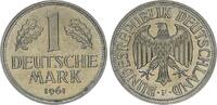 Deutschland - BRD 1 Mark 1 DM Kursmünze 1961 F Kursmünze -
