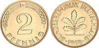 Deutschland 2 Pfennig 2 Pfennig 1950 G - Prachtexemplar -