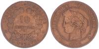 Frankreich 10 Centimes Republik Frankreich - 10 Centimes 1872, Paris -