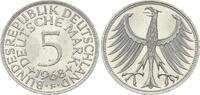 Deutschland BRD 5 DM 5 Mark 1968 F Heiermann Silber Kursmünze -