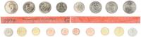 Deutschland / BRD / Kurssätze 1Pf. bis 5 DM BRD Kurssatz Einzelplatte 1978 G Stempelglanz -