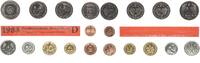 Deutschland / BRD / Kurssätze 1Pf. bis 5 DM BRD Kurssatz Einzelplatte 1983 D Stempelglanz -