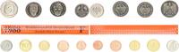 Deutschland / BRD / Kurssätze 1Pf. bis 5 DM BRD Kurssatz Einzelplatte 1988 F Stempelglanz -