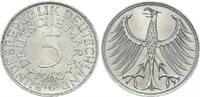 Deutschland BRD 5 Mark 5 DM 1960 G Silber Kursmünze J.387 Heiermann -