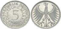 Deutschland BRD 5 Mark 5 DM 1964 G Silber Kursmünze J.387 Heiermann (2) -