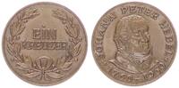 Deutschland/Baden 1 Kreuzer Baden 1 Kreuzer Johann Peter Hebel 1760-1960 vz-st -