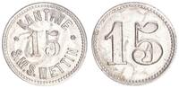 Deutschland / SMS Wettin 15 Pfennig Schiffsgeld SMS Wettin 15 Pfennig Zink,vernickelt Kantinengeld -