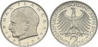Deutschland BRD 2 Mark 2 DM 1969 G Max Planck -