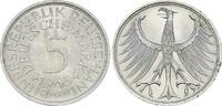 Deutschland BRD 5 Mark 5 DM 1966 G Heiermann - Silber Kursmünze -