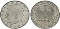 Deutschland BRD 2 Mark 2 DM 1960 J Max Planck -
