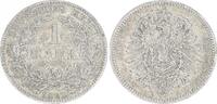 Deutschland / Kaiserreich 1 Mark 1 Mark kleiner Adler J.9 1880 H -