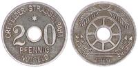 crefeld Wertmarke 20 Pfennig Wertmarke der Crefelder Straßenbahn, 1919 -