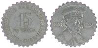 crefeld Wertmarke 15 Pfennig Wertmarke der Crefelder Straßenbahn, CSB 1917 -