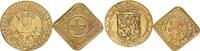 Gent - Belgien Set 2 + 1 Franken Notgeld Belgien - Gent Set 2 Frank 1918 und 1 Franken 1915 - 2 Münzen -