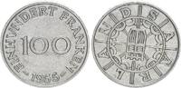 Nebengebiete / Saarland 100 Franken BRD Saarland 100 Franken 1955 -