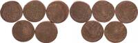 Russland 5x5 Kopeken Russland 5x5 Kopeken 1764/71/72/76/80 -