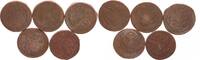 Russland 5x5 Kopeken Russland 5x5 Kopeken 1764/66/67/70/78 -