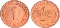 Deutschland 1 Pfennig 1 Pfennig Bank deutscher Länder 1949 F -