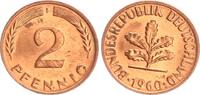 Deutschland 2 Pfennig 2 Pfennig 1960 F -