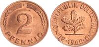 Deutschland 2 Pfennig 2 Pfennig 1960 F -