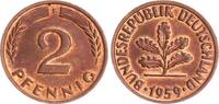 Deutschland 2 Pfennig 2 Pfennig 1959 F -
