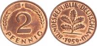 Deutschland 2 Pfennig 2 Pfennig 1959 F -