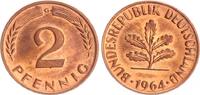 Deutschland 2 Pfennig 2 Pfennig 1964 G -