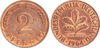 Deutschland 2 Pfennig 2 Pfennig 1964 D -