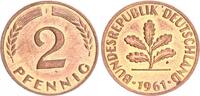 Deutschland 2 Pfennig 2 Pfennig 1961 F -