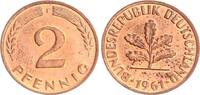Deutschland 2 Pfennig 2 Pfennig 1961 F -