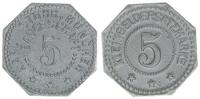 München Wertmarke zu 5 Pfennig München Baugeschäft Karl Stöhr -