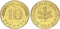 Deutschland 10 Pfennig BRD 10 Pfennig 1967 J prfr. -