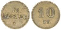Firma Bässler 10 Pfennig Marke der Firma Bässler -