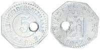 Flensburg, Schleswig 5 Pfennig Stadt, Notgeld -