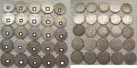 3. Reich Lot 25 x 5 Mark Silber Hindenburg mit HK Silberposten 3. Reich Lot 25 x 5 Mark Hindenburg 1936-1939 -