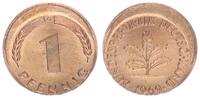 Deutschland 1 Pfennig 15% dezentriert BRD 1 Pfennig 1969 G Fehlprägung: 15% dezentriert -