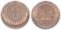 Deutschland 1 Pfennig 15% dezentriert BRD 1 Pfennig 1966 G Fehlprägung: 15% dezentriert -