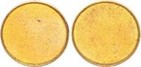 Deutschland 10 Pfennig Rohling BRD 10 Pfennig Fehlprägung: unbeprägter Rohling, Eisen, Messingplattiert -