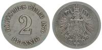 Deutschland / Kaiserreich/ Probe 2 Pfennigprobe Silber Probe Kaiserreich 2 Pf. J.2 Silber 1876 A bisher unbekannt -