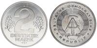 Deutschland / DDR 2 Mark 2 Mark 1957 Probeprägung in Chromstahl in 5 Mark Größe !!! -
